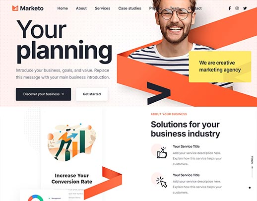 Cheap Website Design portfolio example, design code 1012
