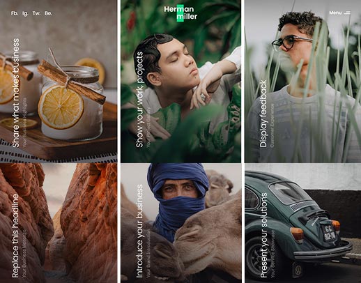Economy Website Design portfolio example, design code 1020