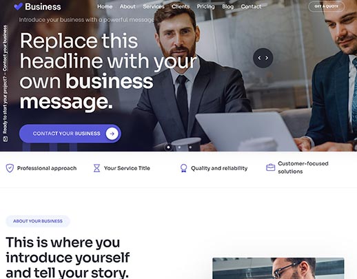 Cheap Website Design portfolio example, design code 1027