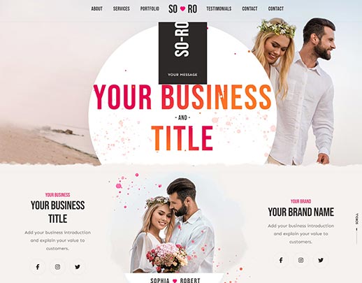 Low Cost Website Design portfolio example, design code 1029