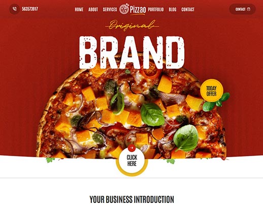 Discount Website Design Services portfolio example, design code 1033