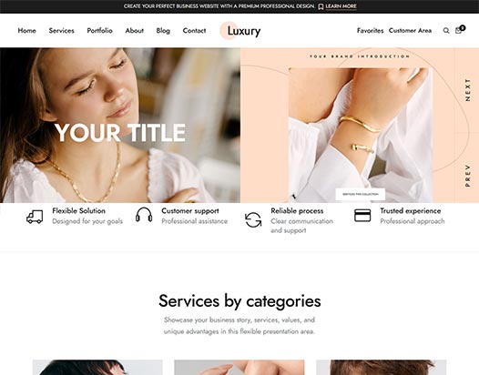 Cheap Website Design portfolio example, design code 1037